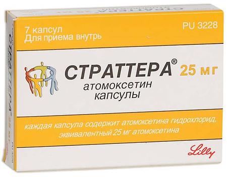Фото Страттера, капсулы 25 мг, 7 шт.