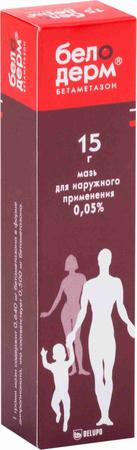 Фото Белодерм, мазь 0.05%, 15 г Фото Белодерм, мазь 0.05%, 15 г