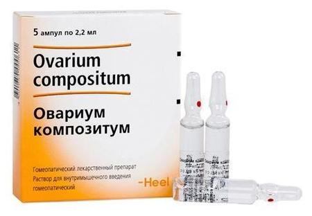 Фото Овариум Композитум, раствор, ампулы 2.2 мл, 5 шт.