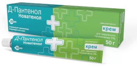 Фото Д-Пантенол Новатенол, крем 5%, 50 г