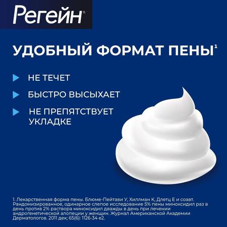 Фото Регейн, пена 5%, 60 г