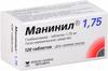 Фото Манинил 1.75, таблетки 1.75 мг, 120 шт.