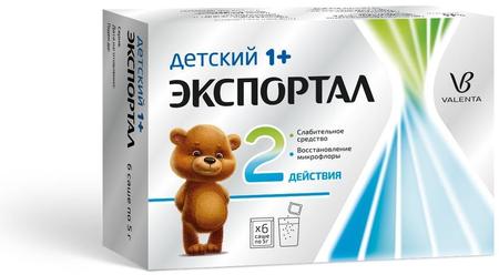 Фото Экспортал, порошок, 6 пакетиков по 5 г Фото Экспортал, порошок, 6 пакетиков по 5 г