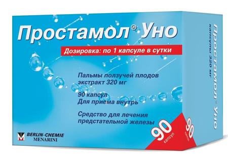 Фото Простамол Уно, капсулы 320 мг, 90 шт.
