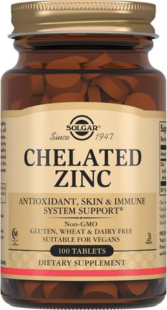 Фото Солгар Хелат Цинка, таблетки, 100 шт.