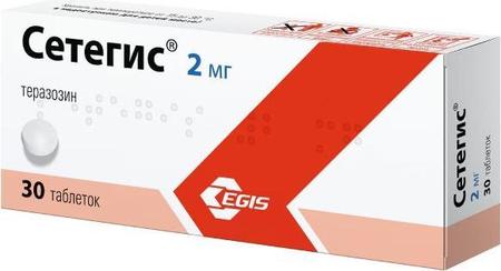Фото Сетегис, таблетки 2 мг, 30 шт.