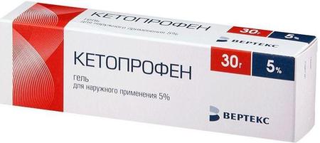 Фото Кетопрофен, гель 5%, 30 г