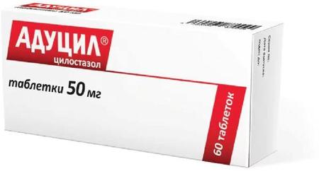 Фото Адуцил, таблетки 50 мг, 60 шт.