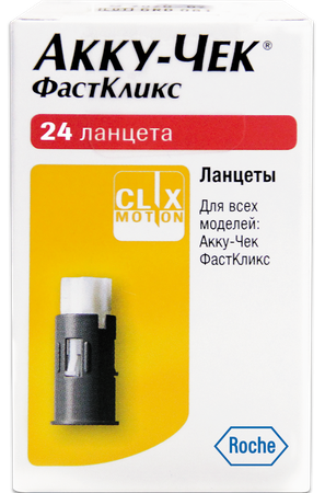 Фото Ланцеты AccuCheсk FastClix, 24 шт.