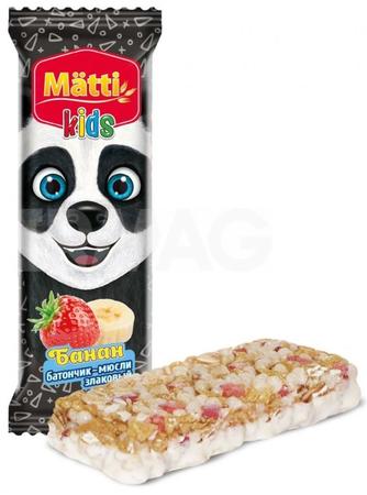 Фото MusLove Kids, батончик мюсли злаковый (банан), 24 г