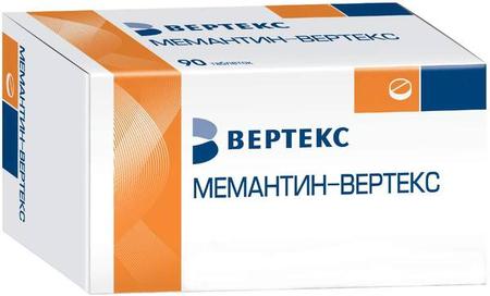 Фото Мемантин-Вертекс, таблетки покрыт. плен. об. 20 мг, 30 шт. Фото Мемантин-Вертекс, таблетки покрыт. плен. об. 20 мг, 30 шт.