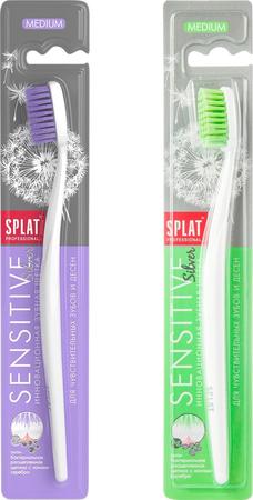 Фото Сплат Professional Sensitive, зубная щетка средней жесткости