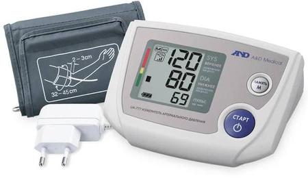 Фото Тонометр AND UA-777 с адаптером (манжета L, 32-45 см)