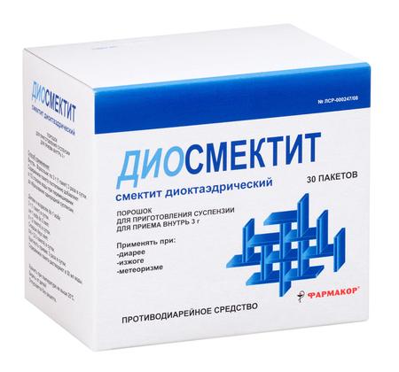 Фото Диосмектит, порошок 3 г, 30 пакетиков