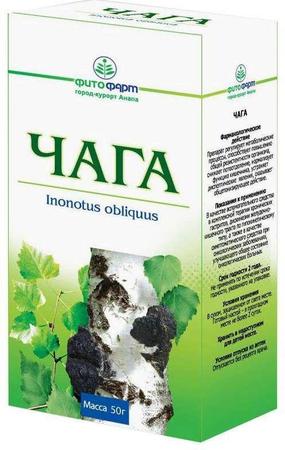 Фото Чага гриб (Фитофарм), 50 г