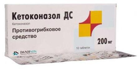 Фото Кетоконазол ДС, таблетки 200 мг, 10 шт.