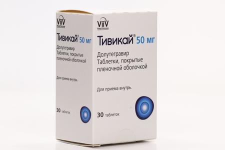 Фото Тивикай, таблетки в плёночной оболочке 50 мг, 30 шт.