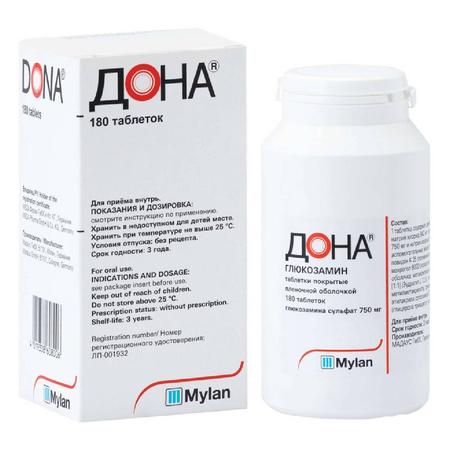 Фото Дона, таблетки в пленочной оболочке 750 мг, 180 шт.