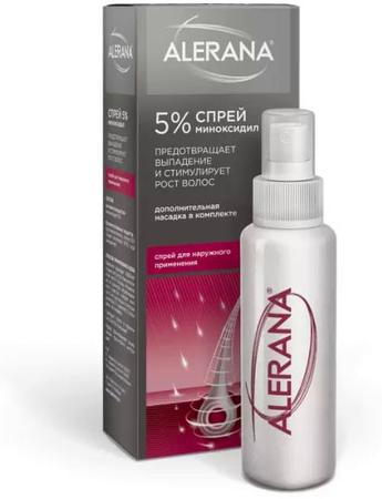 Фото Алерана, спрей 5%, 60 мл