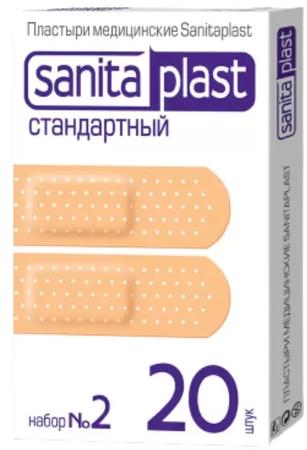 Фото Sanitaplast, стандартный набор пластырей №2, 20 шт. Фото Sanitaplast, стандартный набор пластырей №2, 20 шт.