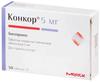 Фото Конкор, таблетки покрыт. плен. об. 5 мг, 50 шт.