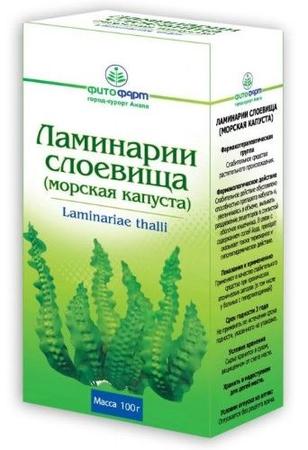 Фото Ламинарии слоевища/морская капуста измельченные, 100 г