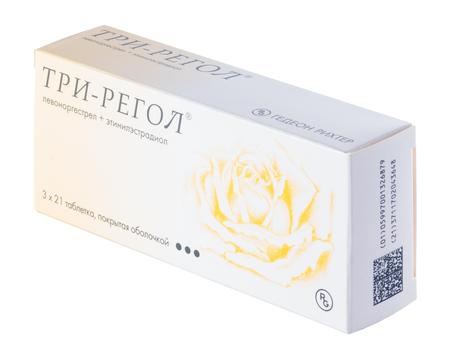 Фото Три-регол, таблетки покрытые оболочкой, 63 шт.