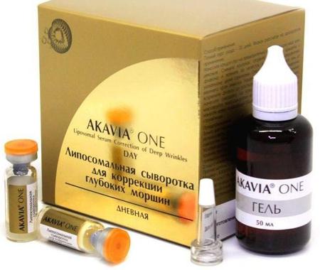 Фото Акавия ONE, сыворотка от глубоких морщин липосомальная дневная (набор)