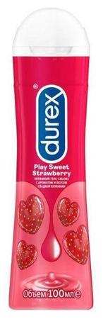 Фото Дюрекс Play Sweet Strawberry, гель-смазка, 100 мл