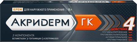 Фото Акридерм ГК, крем, 15 г