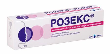 Фото Розекс, крем 0.75%, 30 г Фото Розекс, крем 0.75%, 30 г