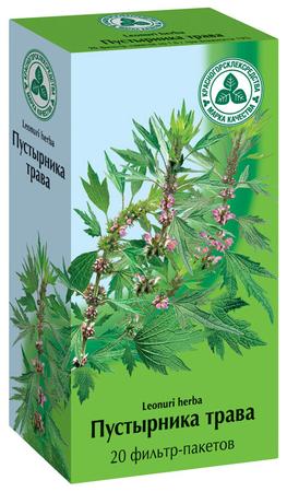 Фото Пустырника трава, пакетики 1.5 г, 20 шт.