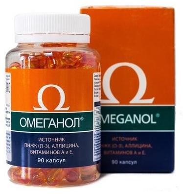 Фото Омеганол, капсулы 0.5 г, 90 шт.