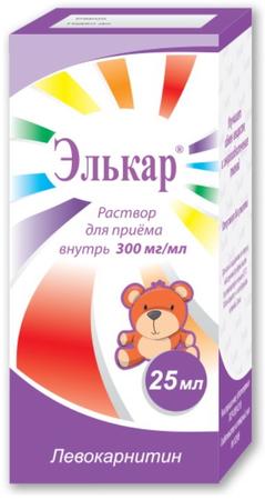 Фото Элькар, раствор 300 мг/мл, 25 мл