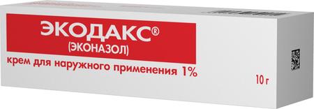Фото Экодакс, крем 1%, 10 г Фото Экодакс, крем 1%, 10 г