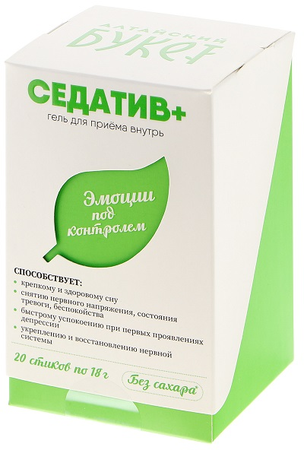Фото Седатив+ гель д/внут прим стик-пакеты 18 г х20