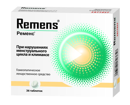 Фото Ременс, таблетки подъязычные гомеопатические, 36 шт.