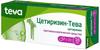 Фото Цетиризин-Тева, таблетки покрыт. плен. об. 10 мг, 20 шт.