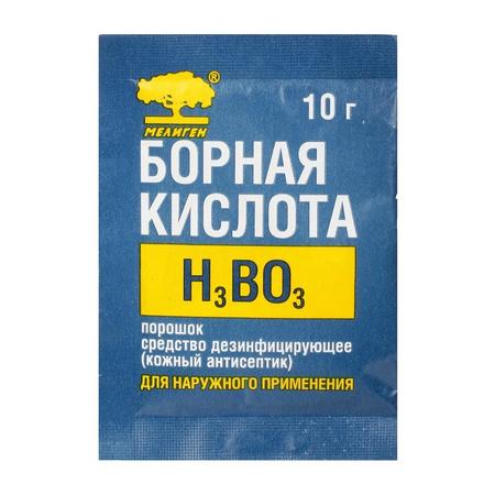 Фото Борная кислота (кожный антисептик), 10 г Фото Борная кислота (кожный антисептик), 10 г
