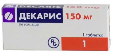 Фото Декарис, таблетки 150 мг, 1 шт.