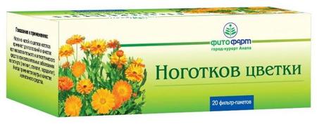 Фото Ноготков цветки, пакетики 1.5 г, 20 шт.