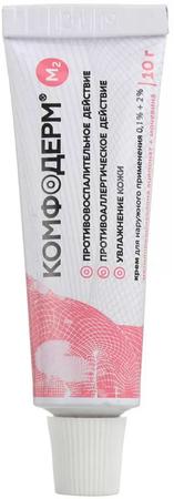 Фото Комфодерм М2, крем 0.1%+2%, 10 г