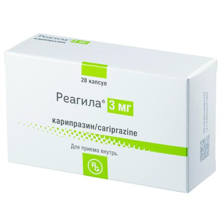 Фото Реагила, капсулы 3 мг, 28 шт.