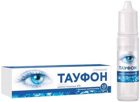 Фото Тауфон, капли глазные 4%, 10 мл