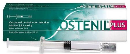 Фото Остенил Плюс, имплантат для внутрисуставных инъекций 40 мг/2 мл, ампула 2 мл, 1 шт.
