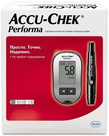 Фото Глюкометр Accu-Chek Performa, набор