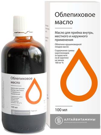 Фото Облепиховое масло (Алтайвитамины), 100 мл