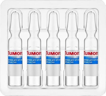 Фото Тимоген, раствор 100 мкг/мл, ампулы 1 мл, 5 шт.