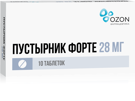 Фото Пустырник Форте, таблетки 28 мг, 10 шт.