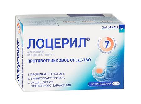 Фото Лоцерил, лак 5%, 2.5 мл